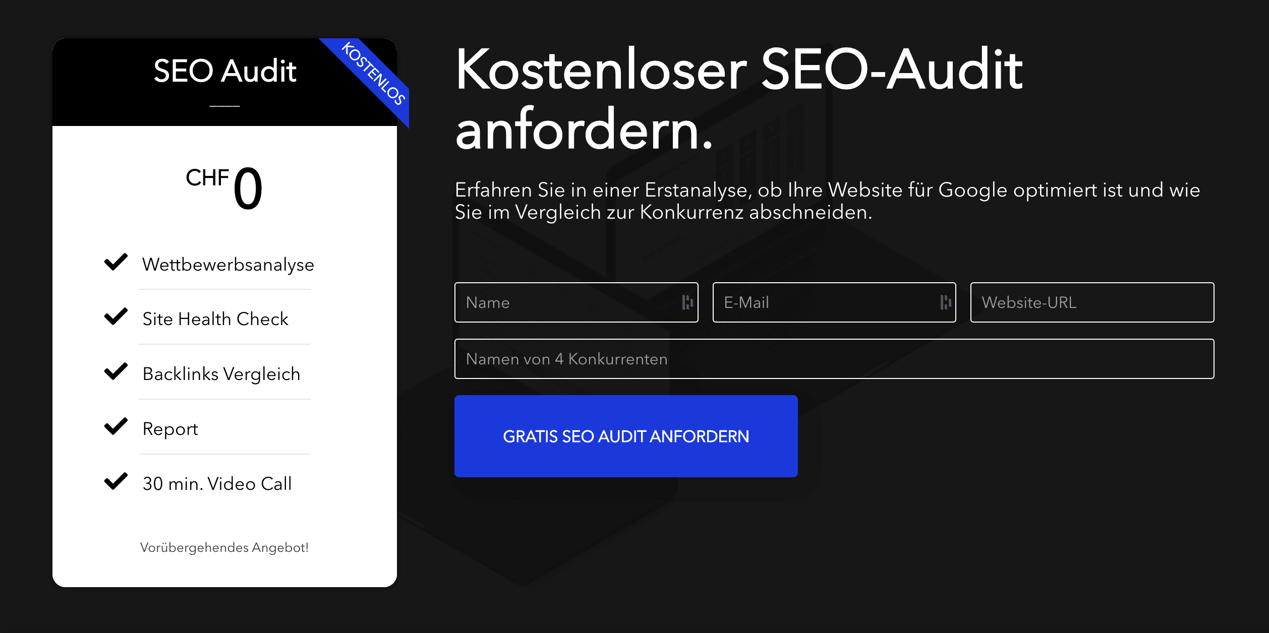 Kostenloser SEO-Audit